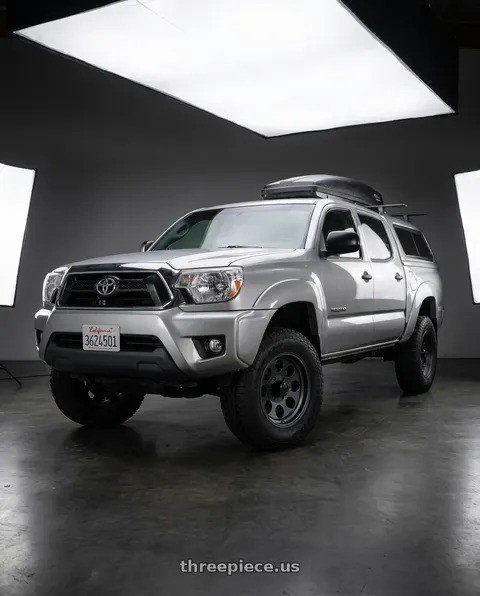 2015 Toyota Tacoma with Ion Type 171 6x139.7 16x8-5 Matte Black wheels
