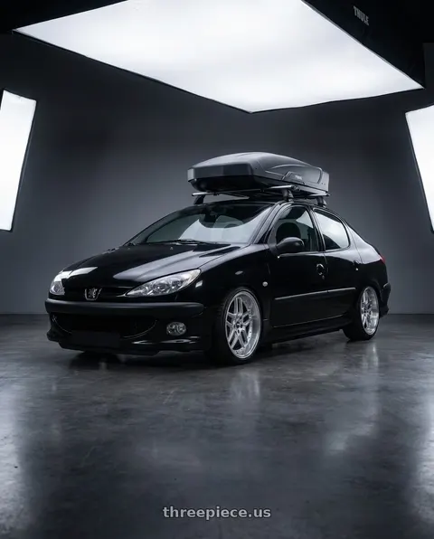2011 Peugeot 206 SD with ESR Wheels CS SERIES CS15 5x100 18x8.5 +30 Hyper Silver wheels