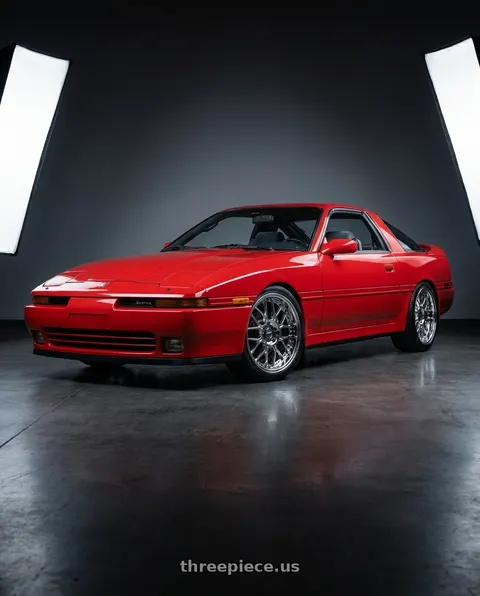1992 Toyota Supra with ESR Wheels CS18 5x114.3 18x9.5 +35 Vacuum Chrome wheels