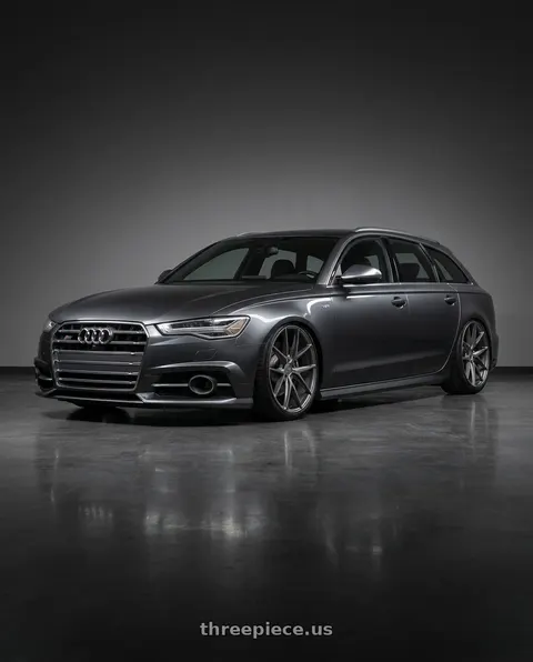 2016 Audi S6 with Niche 1PC M116 MISANO 5X112 20X10.5 +27 MATTE GUN METAL wheels