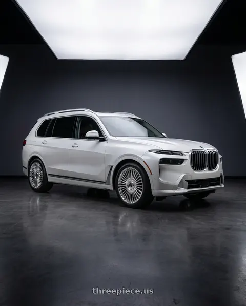 2025 BMW X7 with DOLCE LUXURY TRENTO 5x112 24x10 +40 Chrome wheels