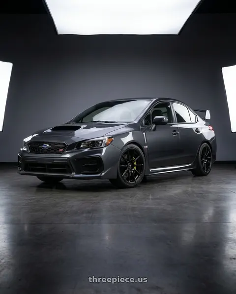 2021 Subaru WRX with Enkei TS10 5x114.3 18x8.5+50 Black wheels