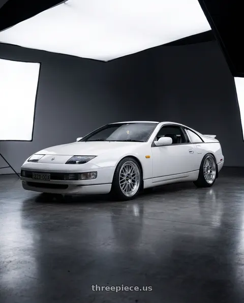 1995 Nissan 300ZX 2+2 with BBS LM 5x114.3 18x8.5+38 Diamond Silver wheels