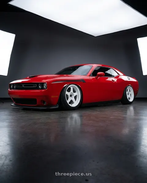 2021 Dodge Challenger GT with Vors SP1 5x115 17x8  +35 All White wheels