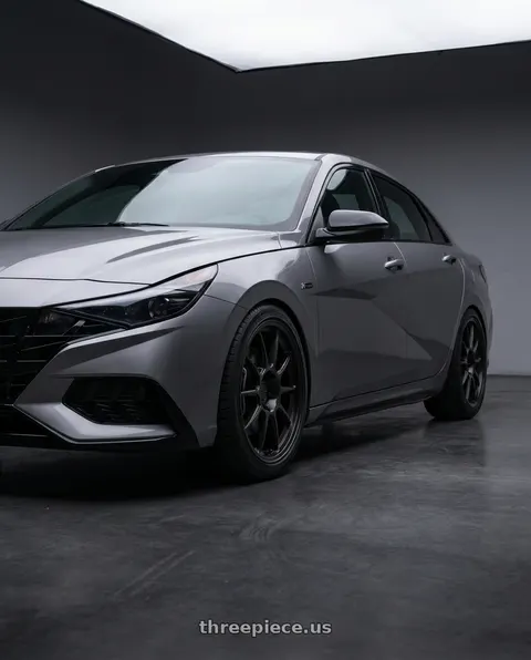 2023 Hyundai Elantra N with TSW IMATRA 5X114.3 18X8 +35 MATTE BLACK wheels