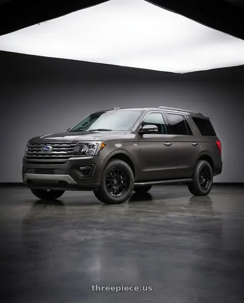 2020 Ford Expedition Max XLT with Method Race Wheels 318B 6X135 17x8.5 +0 GLOSS BLACK wheels