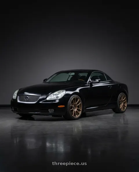 2004 Lexus SC430 with Vors TR4 5x114.3 18x9.5 +35 Bronze wheels