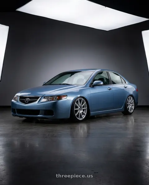 2005 Acura TSX with Enkei EDR9 5x100/114.3 18x7.5+45 Silver wheels