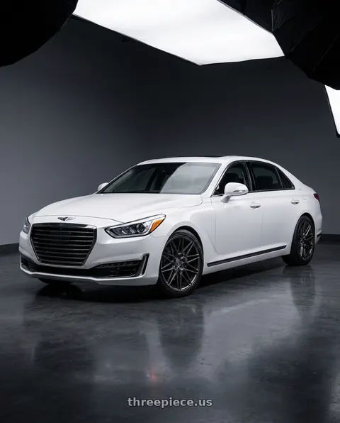 2018 Genesis G90 Ultimate with Axe CF1 5x114 20X10+40 CARBON wheels