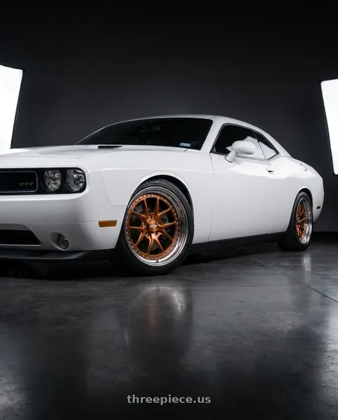 2012 Dodge Challenger with CCW CZ05 4x100 16x7 +35 Polished wheels