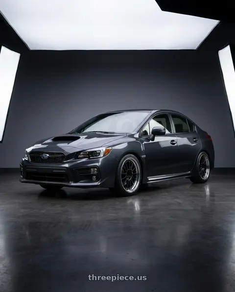 2018 Subaru WRX Limited with SSR Professor TF1 5x114.3 18X9.5+43 SL Disk Flat Black wheels