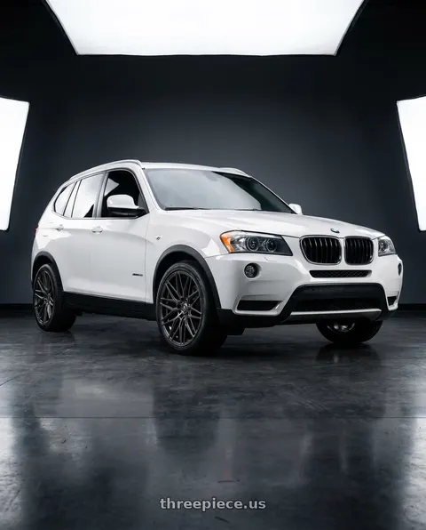 2014 BMW X3 xDrive35i with Axe CF1 5x120 20X9+38 CARBON wheels