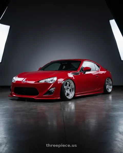 2013 Scion FR-S with SSR Professor SP1 5x114.3 18X9+31 HP Disk Silver wheels