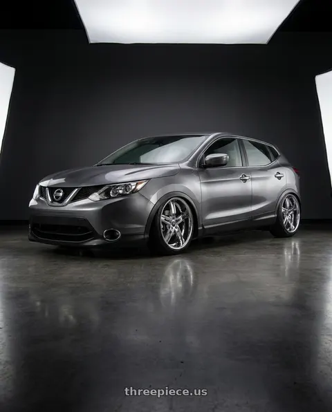 2017 Nissan Qashqai with Blade Luxury BL-402 Pizarro 5x115 24x9.5 +15 Chrome wheels