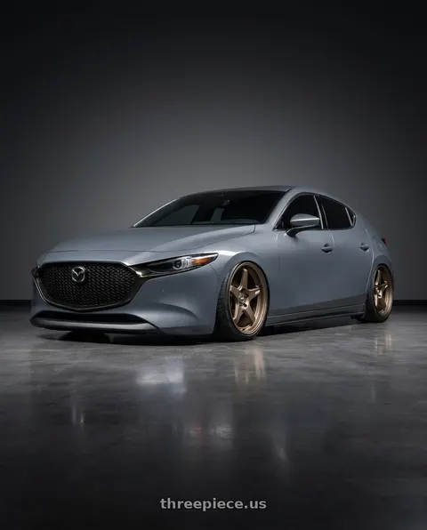 2023 Mazda 3 with ESR Wheels APEX SERIES AP5 5x114.3 18x10.5 +22 Matte Bronze wheels