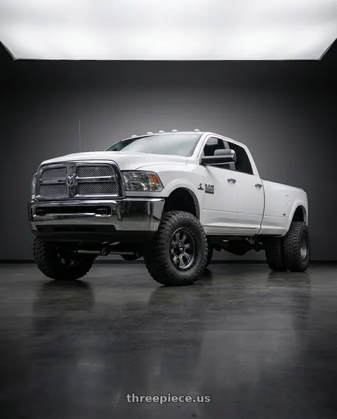 2014 Ram 3500 with Dirty Life Ironman 9300 5x139.7 17x8.5-6 Matte Gunmetal/Black Beadlock wheels