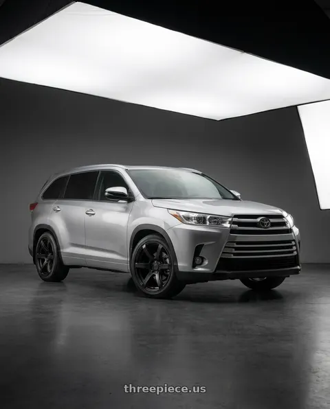 2018 Toyota Highlander with Enkei Cyclone 6x135 18x9+12 Matte Black wheels