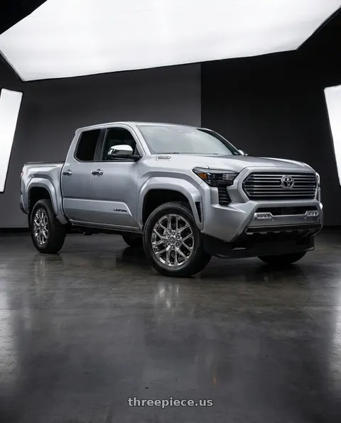 2024 Toyota Tacoma with Performance Replicas PR177 6x139.7 20x9 +24 Chrome wheels
