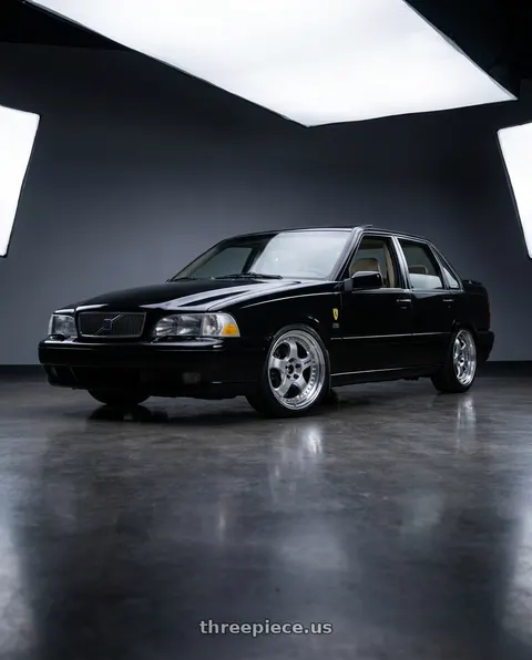 2000 Volvo S70 GLT with Work Meister S1 3P 5x108 17x8+36 W Disk Silver wheels