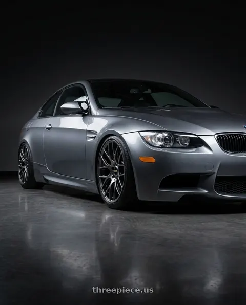 2013 BMW M3 with BBS RE-V7 5x120 19x9.5 +45 PFS Diamond Black wheels
