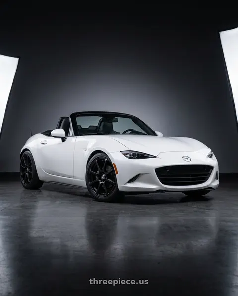 2024 Mazda MX-5 Miata with Enkei EDR9 4x100/108 17x7+38 Black wheels