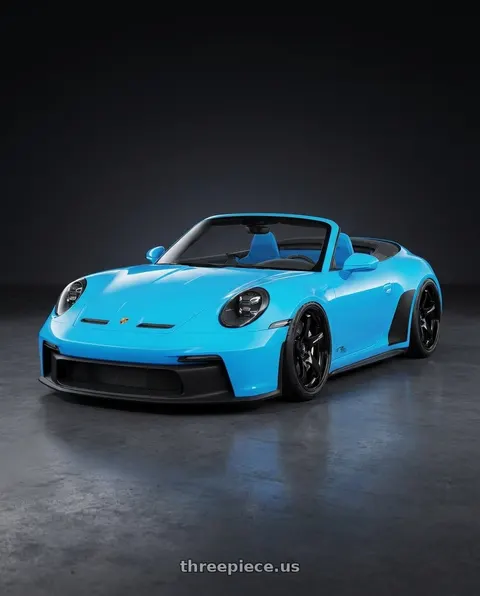 2026 Porsche 911 with Advan Racing GT for PORSCHE 5x112 21x10.5 +19 RACING GLOSS BLACK wheels