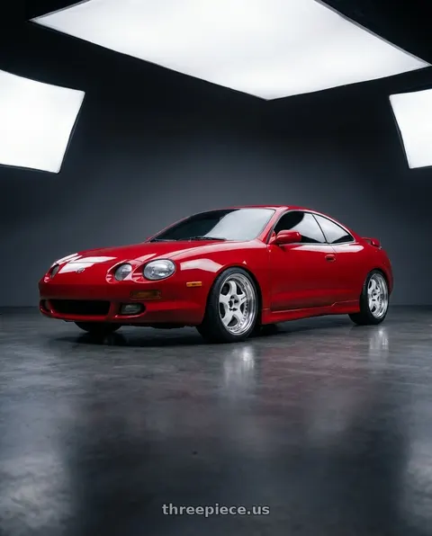 1994 Toyota Celica GT with Work Meister S1 3P 5x100 17x7.5+42 W Disk White wheels