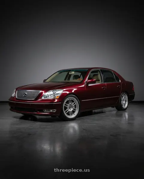 2006 Lexus LS430 with Enkei RPF1 5x100 17x8+45 Silver wheels