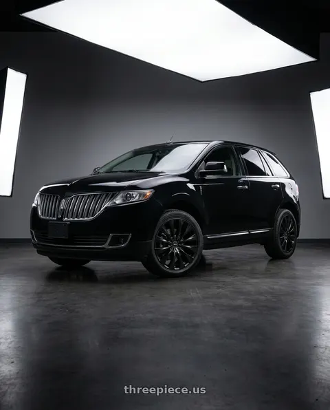 2011 Lincoln MKX with Motiv 436B 5x114.3/5X120 20x8.5 +40 Gloss Black wheels