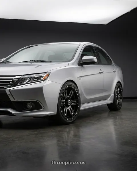 2018 Grand Lancer with Enkei Commander 6x135 18x8.5+25 Black Machined wheels