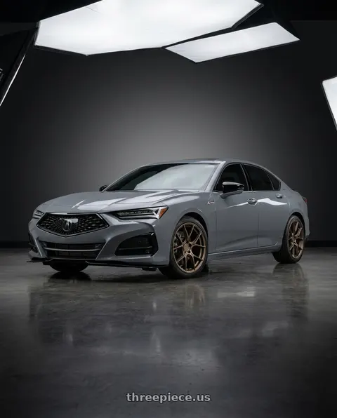 2025 Acura TLX with Aodhan AH-11 5x120 18x8.5+35 Matte Bronze wheels