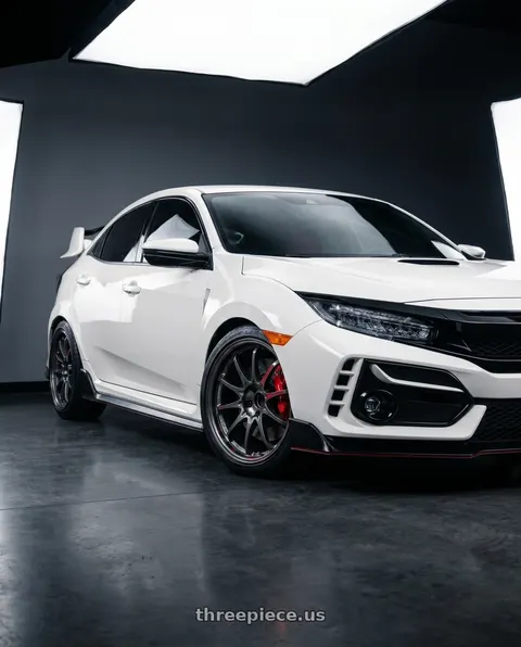 2020 Honda Civic Type R with Volk Racing CE28SL 5x114.3 18x9.5+45 wheels