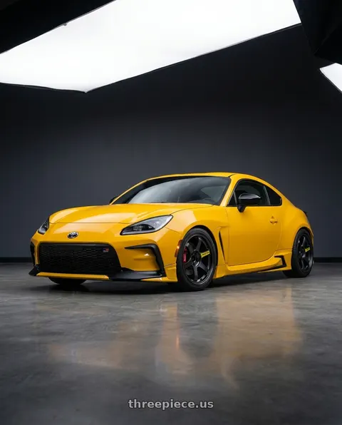 2026 Toyota GR86 Yuzu Edition with Volk Racing TE37 Saga SL M-Spec 5x100 18x9.5+45 Pressed Black wheels