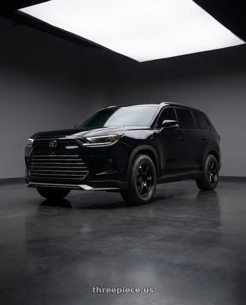 2026 Toyota Grand Highlander Hybrid Limited with Gram Lights 57DR 5x120 19x8.5 +45 SEMI GLOSS BLACK wheels