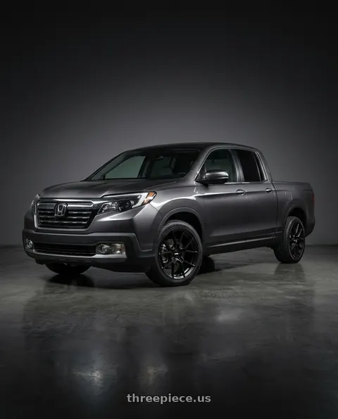 2020 Honda Ridgeline Sport with Rotiform RC199 KPR 5X120 20x9 +38 SATIN BLACK wheels
