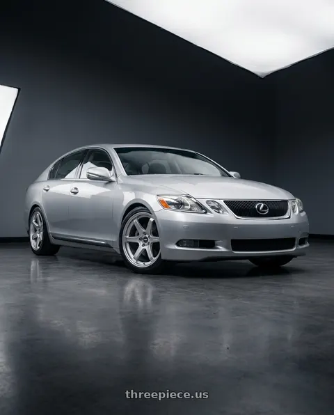 2006 Lexus GS430 with ESR Wheels APEX SERIES AP6 5x114.3 18x9.5 +22 Hyper Silver wheels