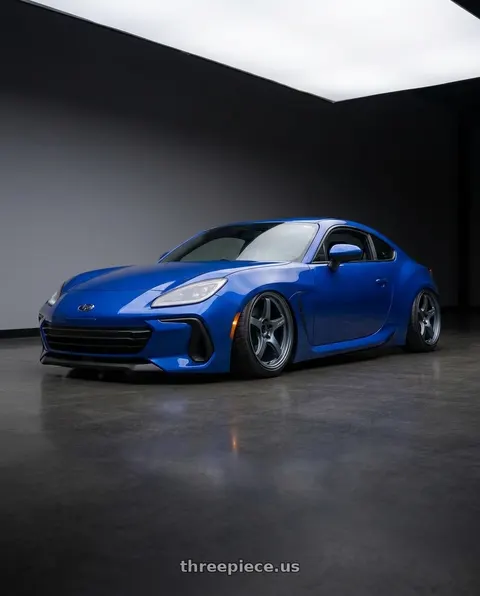 2024 Subaru BRZ with Gram Lights 57CR 5x114.3 18x9.5+22 Gunblue II wheels