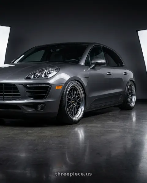 2018 Porsche Macan with BBS LM 5x112 21x9.0+22 Diamond Black wheels