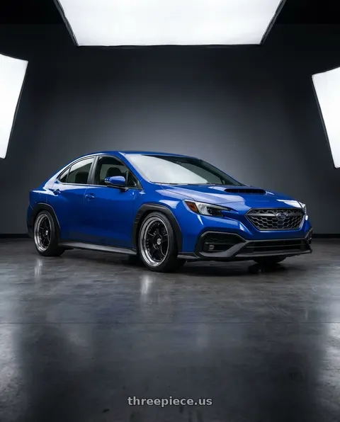 2023 Subaru WRX Limited with SSR Professor SP1 5x114.3 18X8.5+55 NR Disk Black wheels