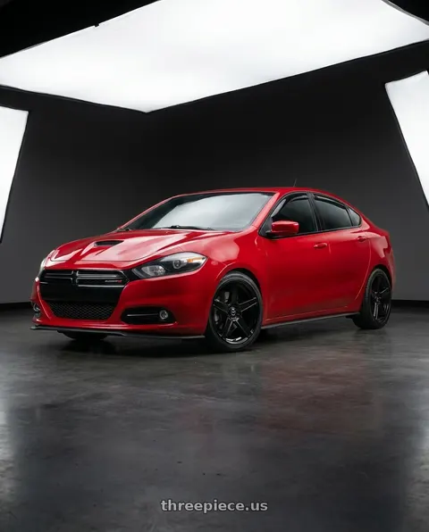 2014 Dodge Dart GT with V�xx MG5 5x110/5x115 18x8+40 Gloss Black wheels