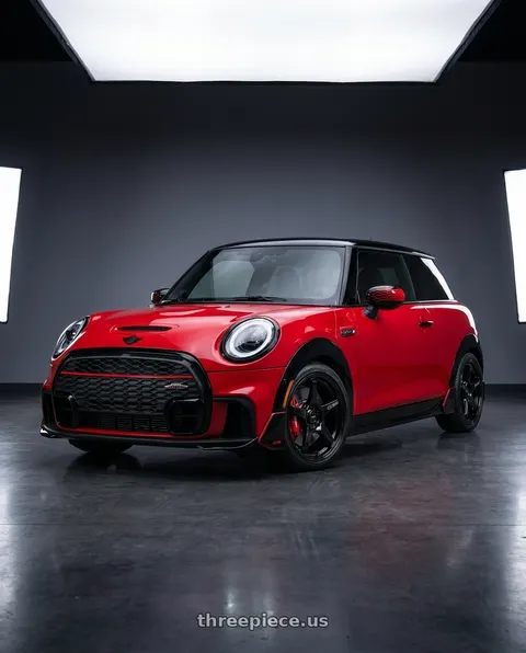 2024 Mini Cooper John Cooper Works with Enkei TS-5 5x112 18x8+45 Gloss Black wheels