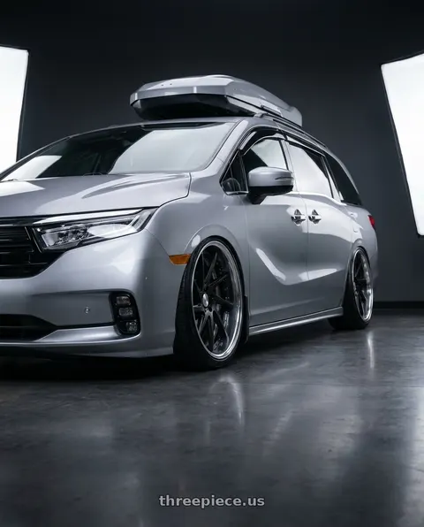 2024 Honda Odyssey with Work Gnosis Cvs 5x120 20x8+38 W Disk Matte Black wheels