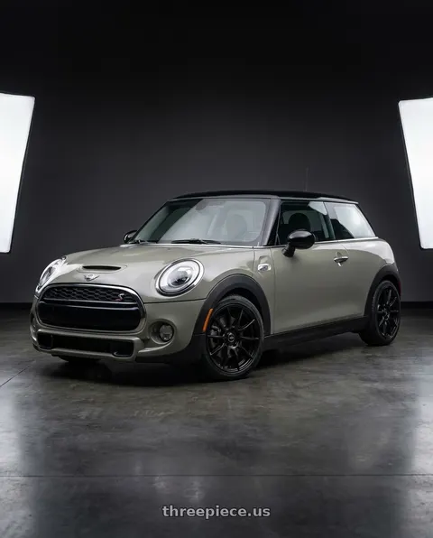 2019 Mini Cooper with Enkei TS9 5x112 17x8+45 Black wheels