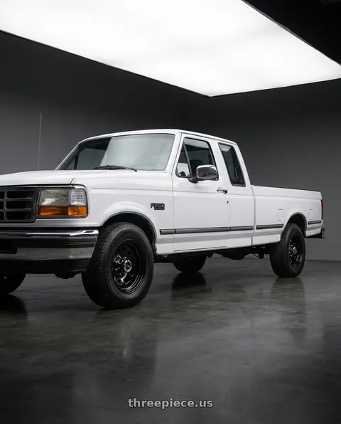 1993 Ford F-250 with Vision HD 84H 8x165.1 16x8-6 Gloss Black wheels