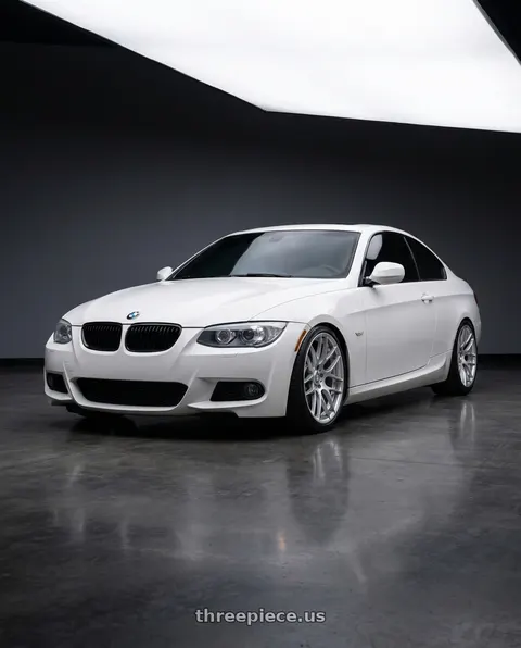 2013 BMW 335is with Avant Garde Wheels M359 5X120 18x9.5 +33 Hyper Silver wheels