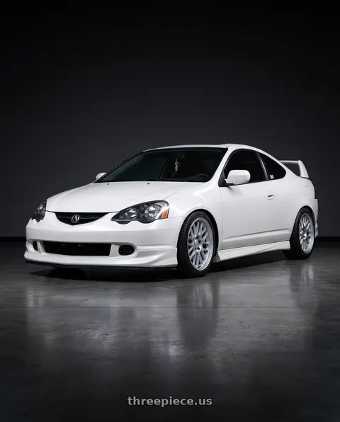2003 Acura RSX with Motegi MR144 M9 5X114.3 17X8 +40 HYPER SILVER wheels