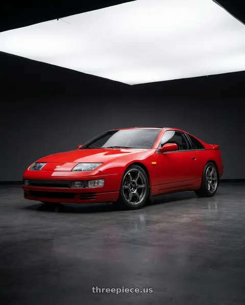 1990 Nissan 300ZX with Advan Racing RG-4 5x114.3 18x8.5 +37 RACING HYPER BLACK & RING wheels