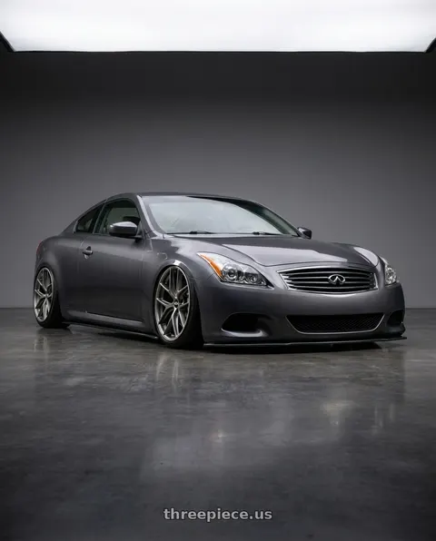 2008 INFINITI G37 with BBS CC-R 5x114.3 19x8.5+43 Satin Platinum wheels