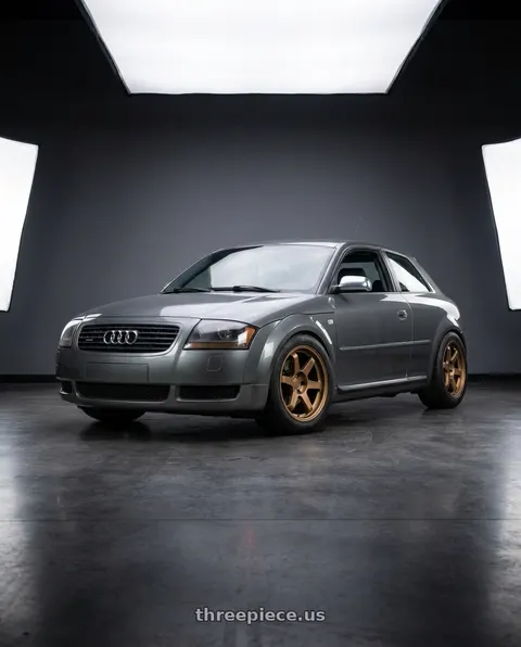 2001 Audi TT Quattro with 9six9 SIX-1 5x100 17X8 +35 Matte Bronze wheels