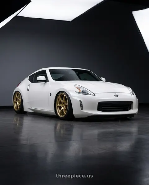 2019 Nissan 370Z with Advan RGIII 5x114.3 19x9.0+25 Gold wheels